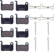 4 Pairs Bicycle Disc Brake Pads Compatible with Deore Xt Xtr Lx Slx Hone