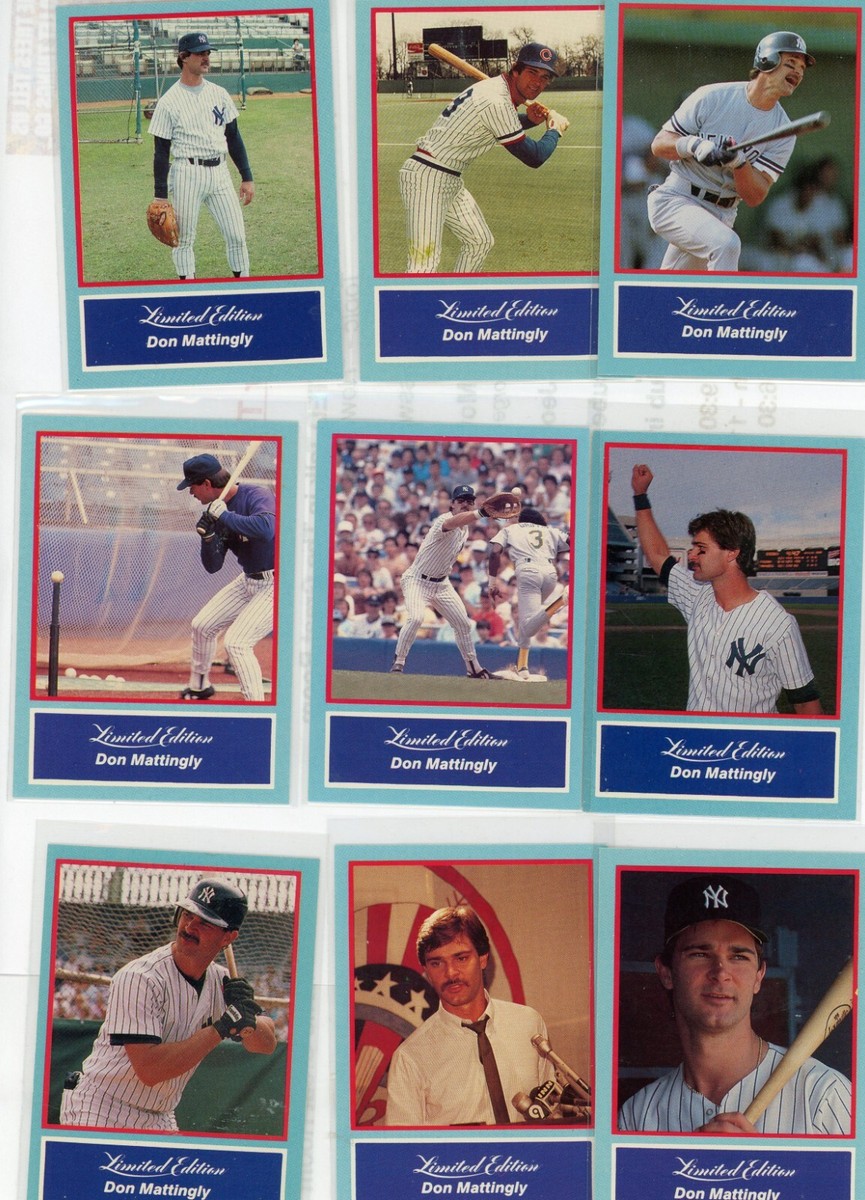 don mattingly limited edition baseball cards Don Mattingly Full 20 Card Set 1988 CMC Limited Edition Baseball NY Yankees  (b