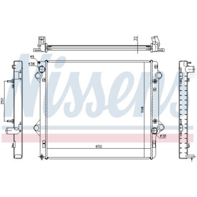 Kühler Wasserkühler Motorkühler für Toyota Land Cruiser LJ12 KZJ12 TRJ12 KDJ12 