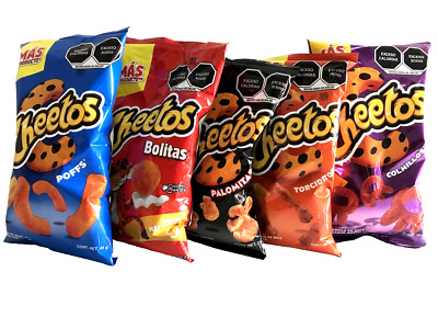 6-Pk Variedad Cheetos   Variety Cheetos Chips Sabritas 41gr/1.45oz.