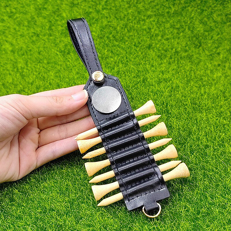 Golf Blank Ball Mark Tee Case Holder Golf Ball Nail Storage Holster