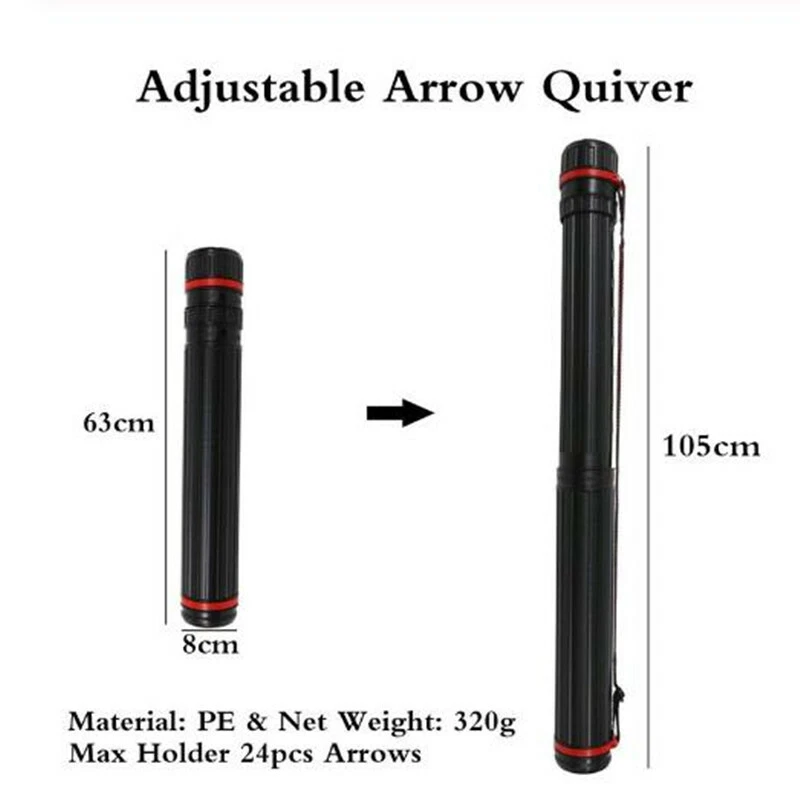 30" Carbon Arrow SP500 Arrow Quiver Compound Recurve Archery Hunt Shooting - Image 4 of 4