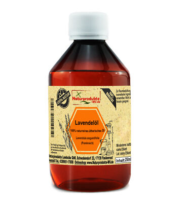 (115 EUR/l) Lavendelöl (250 ml) 100% naturreines ätherisches Öl Lavendel