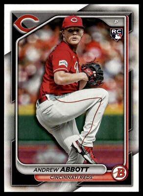 2024 Bowman Andrew Abbott #70 RC Cincinnati Reds
