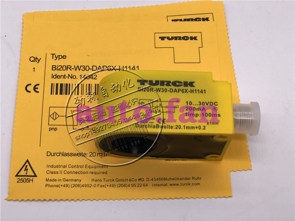 1PZ Sensore Di Prossimità Turck BI20R-W30-DAN6X-H1141 – Nuovo E Compatibile