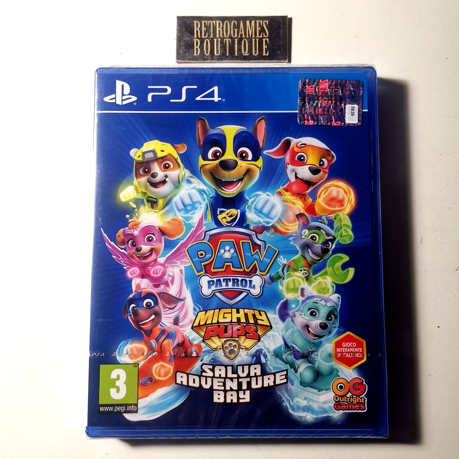 PAW PATROL MIGHTY PUPS PS4 Playstation PAL ITA Nuovo SIGILLATO - Cons. 24/48 Ore