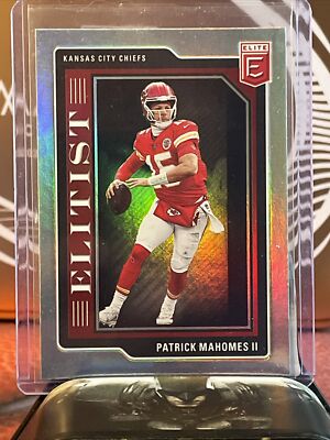 Patrick Mahomes II 2023 Donruss Elite Elitist #EL-1 Kansas City Chiefs