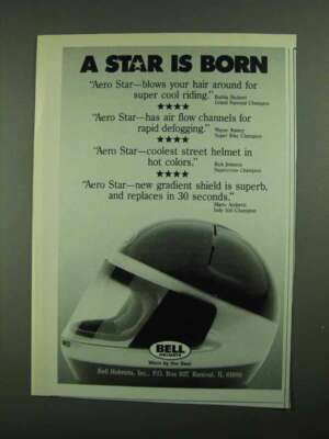 1987 Bell Helmets Ad - A Star is Born | eBay