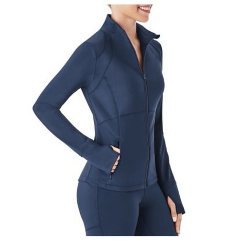 Member's Mark Women's Everyday Extra Warm Moisture Wicking Jacket Blue Cove XS - Picture 3 of 7