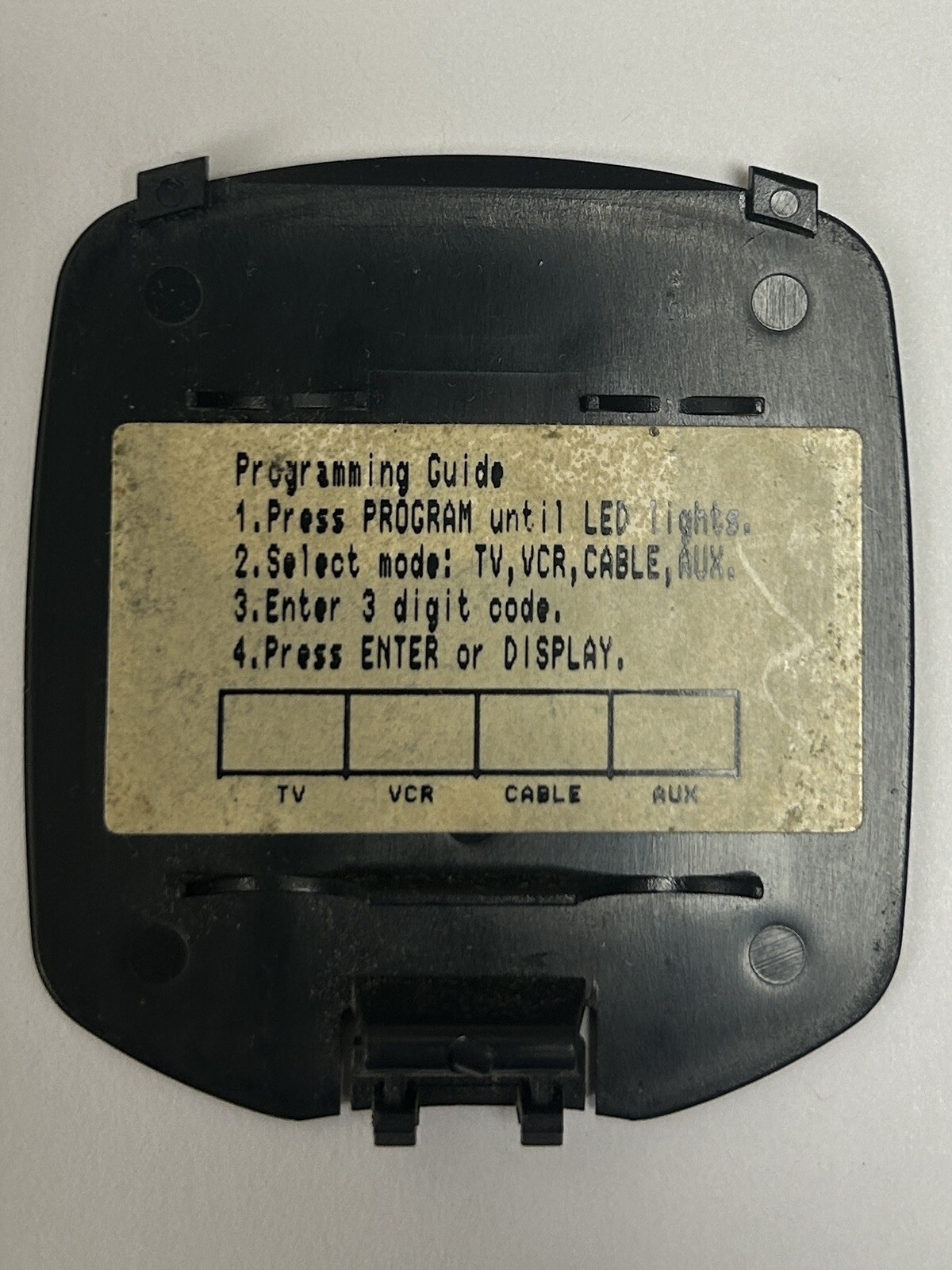 ALLEGRO ZENITH MBC4020 4 DEVICE UNIVERSAL REMOTE CONTROL **CLEANED ...