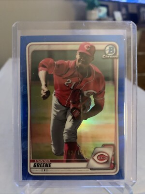 グリーンマン 2020 Bowman Chrome Hunter Greene Blue Refractors /150