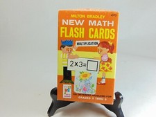Educational New Math Multiplication Flash Cards by Milton Bradley Ca. 1965 