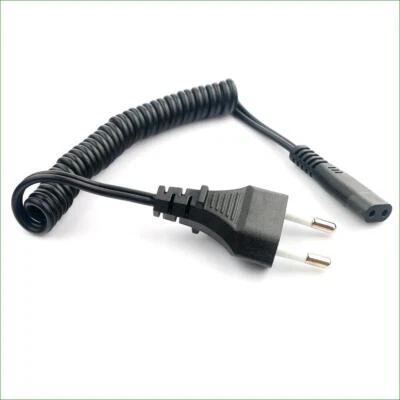 HELLFIRE TRADING 2 Pin Plug Electric Charger Cable for Philips HQ6645/HQ6646/HQ6675/HQ6695/HQ6696