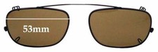 Lenti di ricambio per occhiali da sole SFx adatte a Persol Po3031-c clip on - larghezza 53 mm