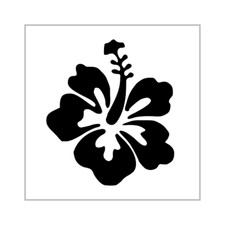 Hibiscus Flower Stencil 4 Inch Hawaiian Floral Miniature Design Sheet MIN237