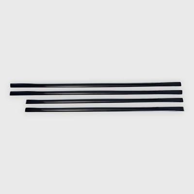 SM6103BLK Chrome Tape-On Door Molding Fits Set Chevrolet Suburban 15-20