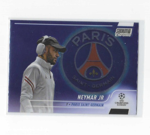 2021-22 Stadium Club Chrome Soccer Neymar Jr card #100 - FREE Shipping!
