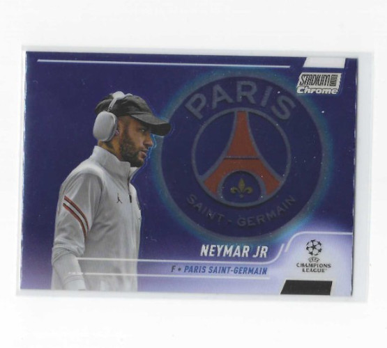 2021-22 Stadium Club Chrome Soccer Neymar Jr card #100 - FREE Shipping!