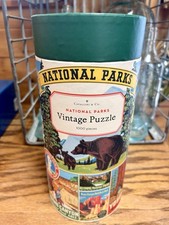 Cavallini Co. National Parks Vintage Style Puzzle 1000 Pieces