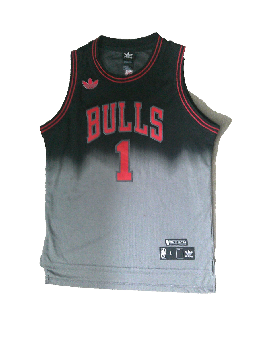 Adidas Chicago Bulls Derrick Rose Jersey M No. 1 Limited Edition