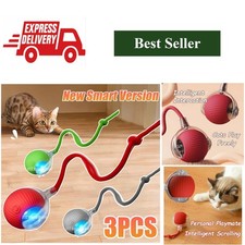 Interactive Automatic Rolling Cat Ball Toy Rechargeable Smart Pet Training