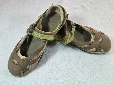 Merrell Otter Womens 10 Hiking Sandals Brown Olive Trail Outdoor Shoes