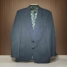 HART SCHAFFNER JACK NICKLAUS GOLF  BLUE BLAZER JACKET SIZE 42 1978