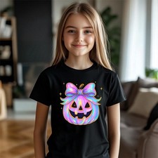 Kids Halloween Pumpkin Shirt Toddler Boo Spooky Tee Gift