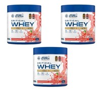 APPLIED NUTRITION CRITICAL WHEY ADVANCED PROTEIN 3 X 132G STRAWBERRY