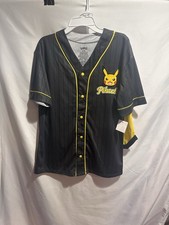 Pikachu Boys Jersey Shirt Shorts Set Grey / Yellow M/L/XL