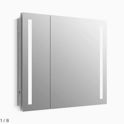 Kohler Verdera K-99009-TLC-NA Lighted 34x30 Two-Door Medicine Cabinet