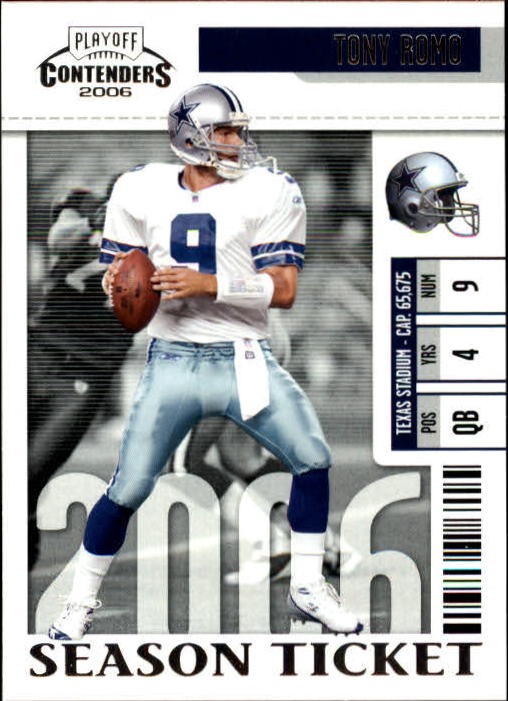 Tony Romo cards (2006-2022) Cowboys - You Choose