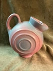Vintage 1930s Hywood Niloak art pottery Benton Arkansas Deco Rings Water Pitcher