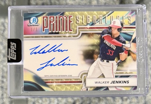 Walker Jenkins #PCS-WJ 2024 Bowman Chrome Prime Signatures card
