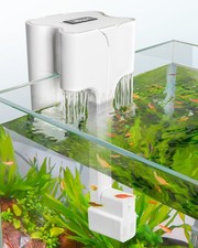 AQQA Hang On Aquarium Filter Power Waterfall HOB Fish Tank Filter 15 Gallon