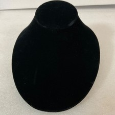 Black Velvet Jewelry Bust 8in Necklace Holder Display Stand