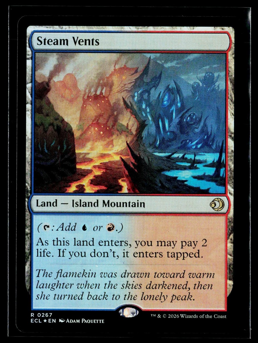 Steam Vents Lorwyn Eclipsed Shock Land MTG Foil LP 267 | eBay