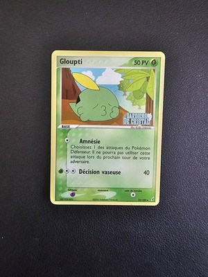 Pokemon Karte UNCO Gloupti 33/100 Holo Reverse EX Crystal Guardians DE NM 
