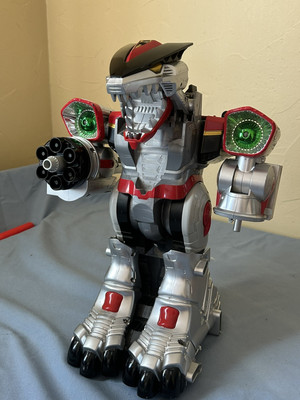 Figurine Power Rangers Time Force Quantasaurus Rex Megazord 14cm Q-Rex - Jeux & Jouets