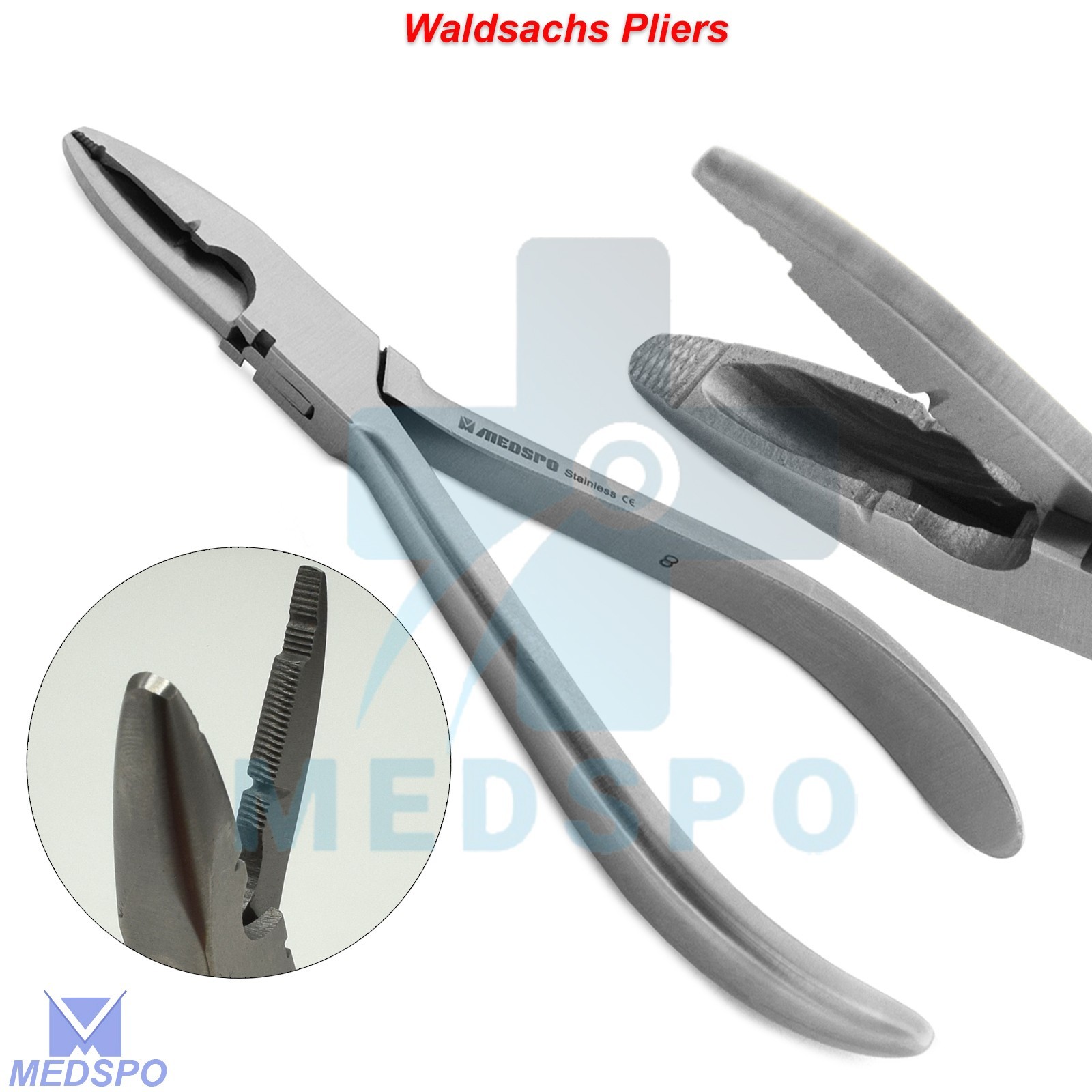 Waldsachs Universal Orthodontic Pliers Cut & Contouring Wire Bending Dental Tool