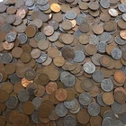 1000 Lincoln Wheat Cents 1940-1958 With 300 Junk Steel Cents & 25 Junk Indians