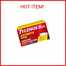 Tylenol 8 Hour Arthritis Pain Relief Extended-Release Tablets, 650 mg Acetaminop