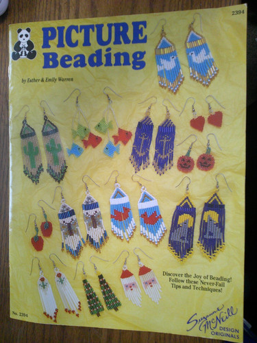 PICTURE BEADING EARRINGS Design Originals 2394 Esther Emily Warren