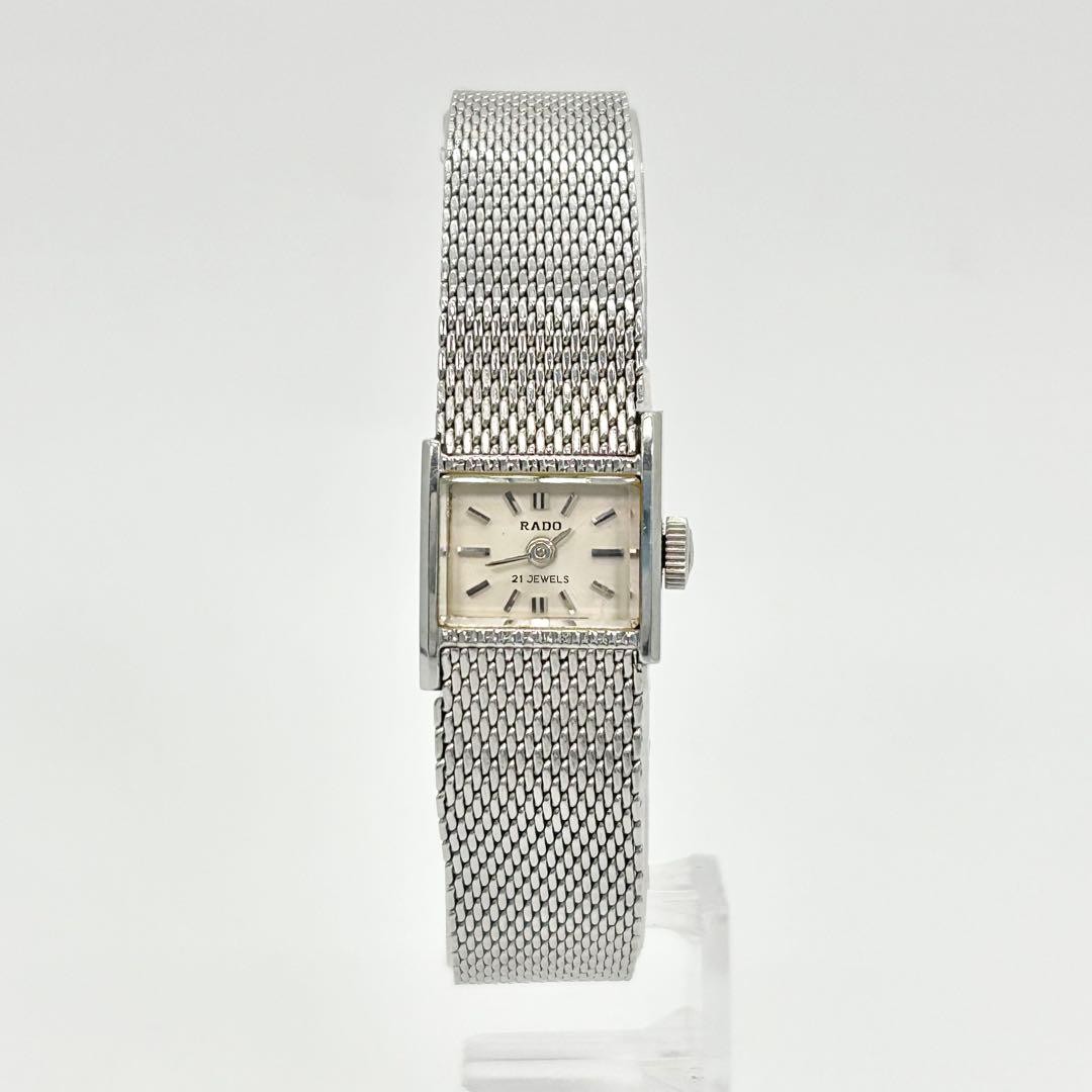 Rado vintage hand winding ladies silver watch Other Designers ?RARE VINTAGE RADO LADIES WINDING WATCH  main image 3