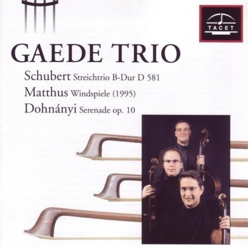 Трио Гаэде Музыка для струнного трио (Gaede Trio) (CD) Альбом