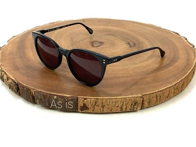 Raen Sunglasses Norie Black Frames Purple Lenses As is Size 53 18