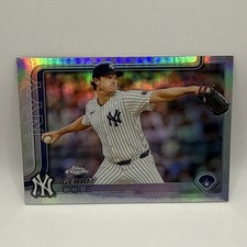2025 Topps Chrome Gerrit Cole #110 Refractor New York Yankees