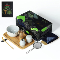 Teanagoo Matcha Set,Matcha-Schneebesen-Set, Bambus-Matcha-Schneebesen (Chasen),