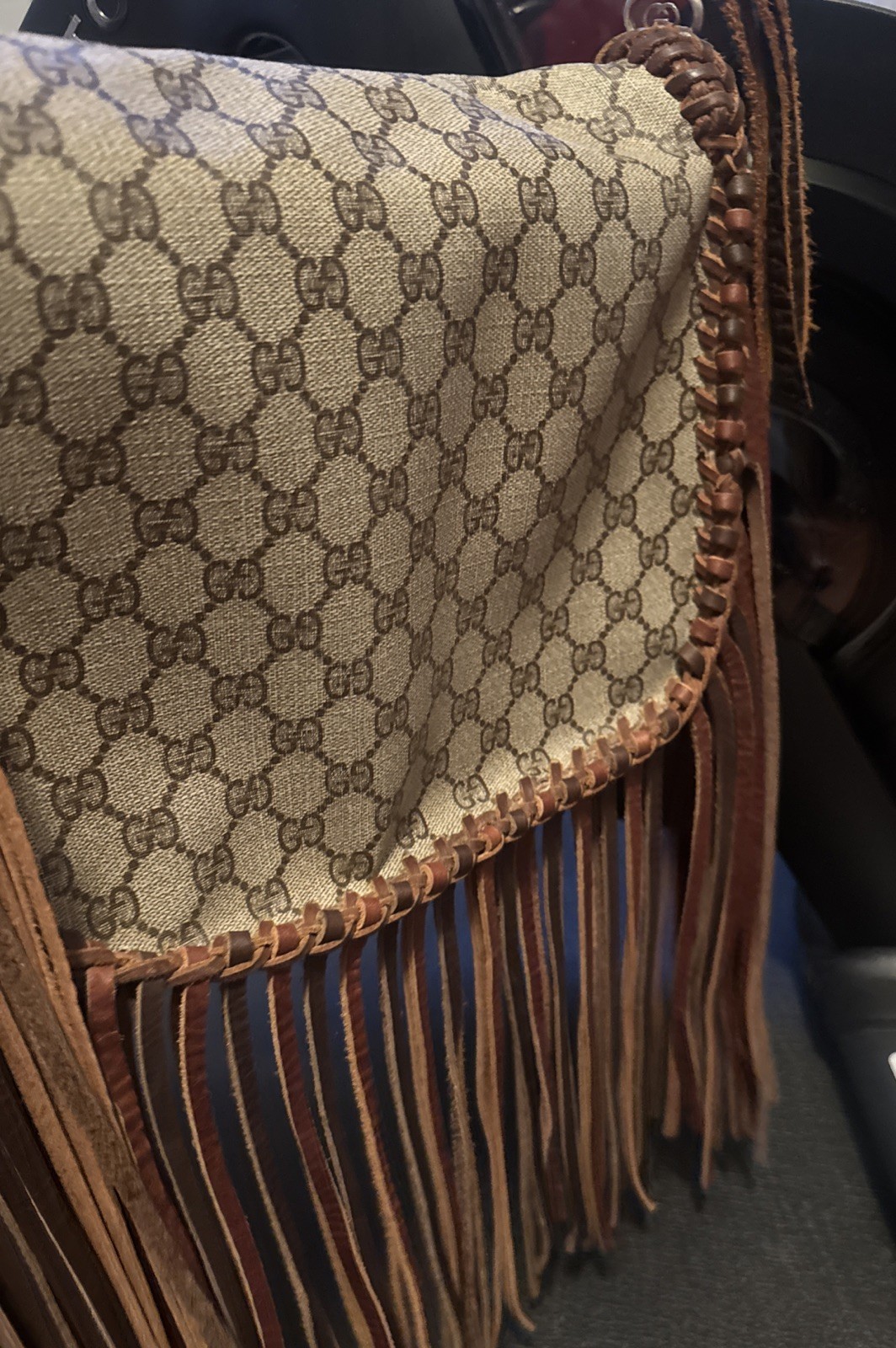 CUSTOMIZED Authentic GUCCI Crossbody Handbag  Rea… - image 9