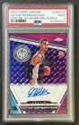 VICTOR WEMBANYAMA PSA 9 2023 TOPPS CHROME ROOKIE AUTO PURPLE GEO REFRACTOR RC